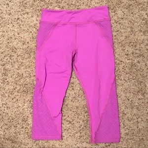 Gianni Bini Crop Legging Neon Pink- Small